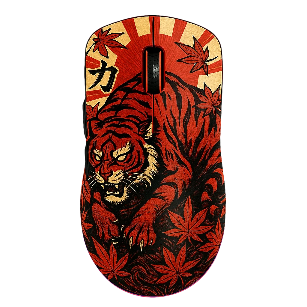 Crimson Tiger mouse design thumbnail